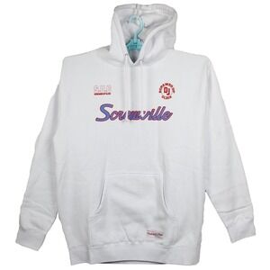 Screwville DJ Screw Mitchell & Ness Large Hoodie Screwed Up‎ Click White NWT